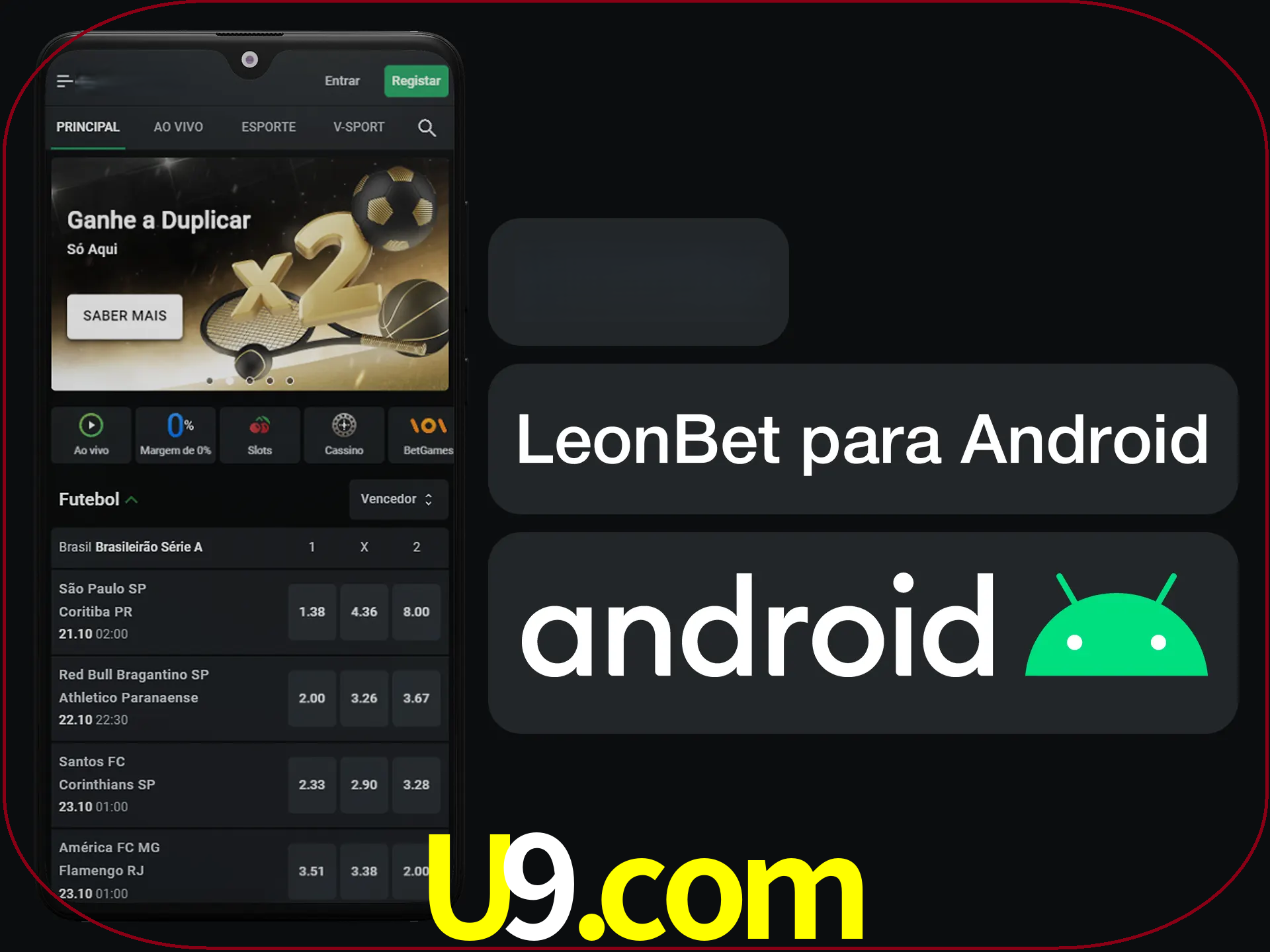 Adquira sua versão poket de LeonBet.