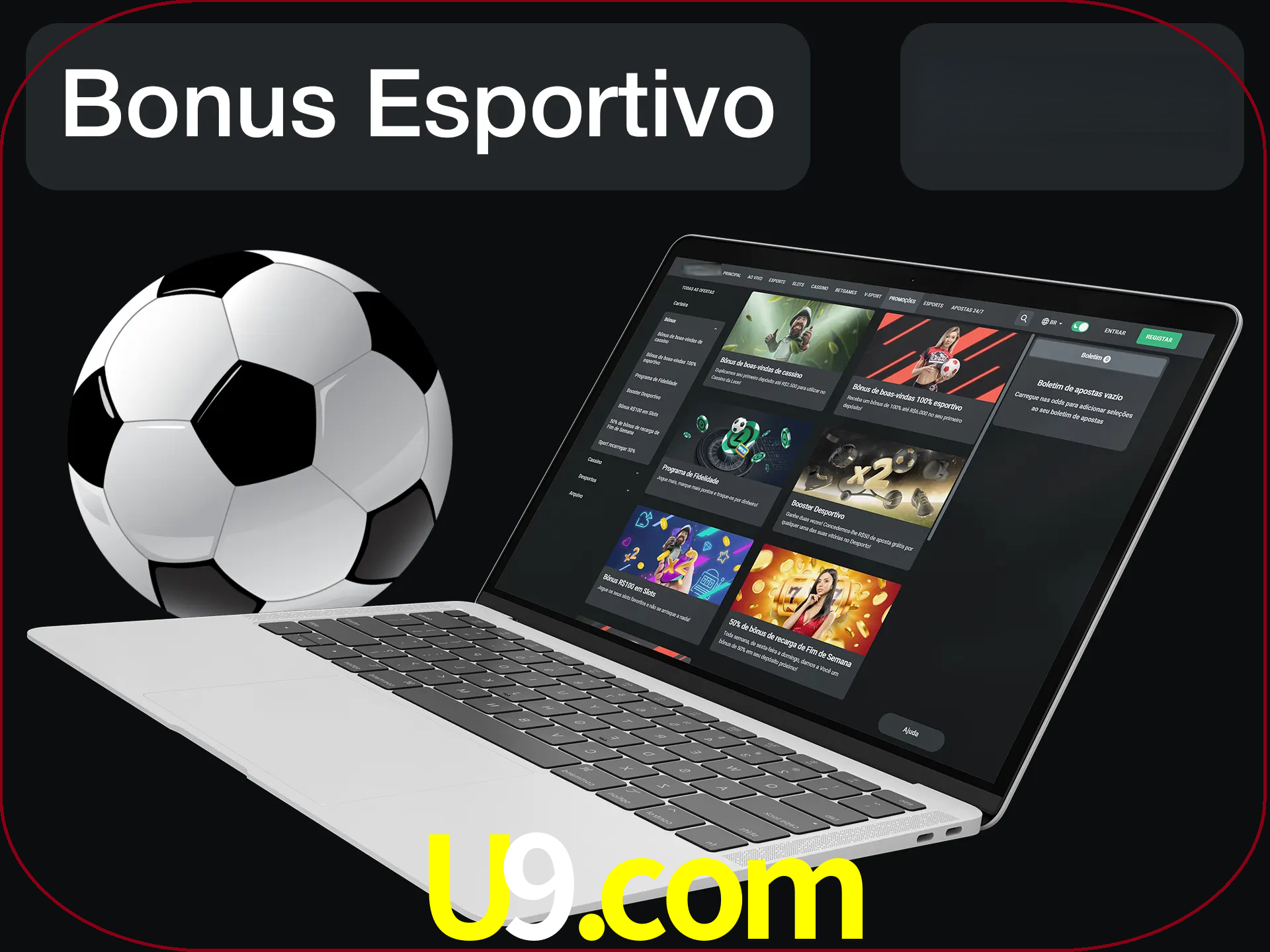 Antes de começar a apostar, use o bônus esportivo.