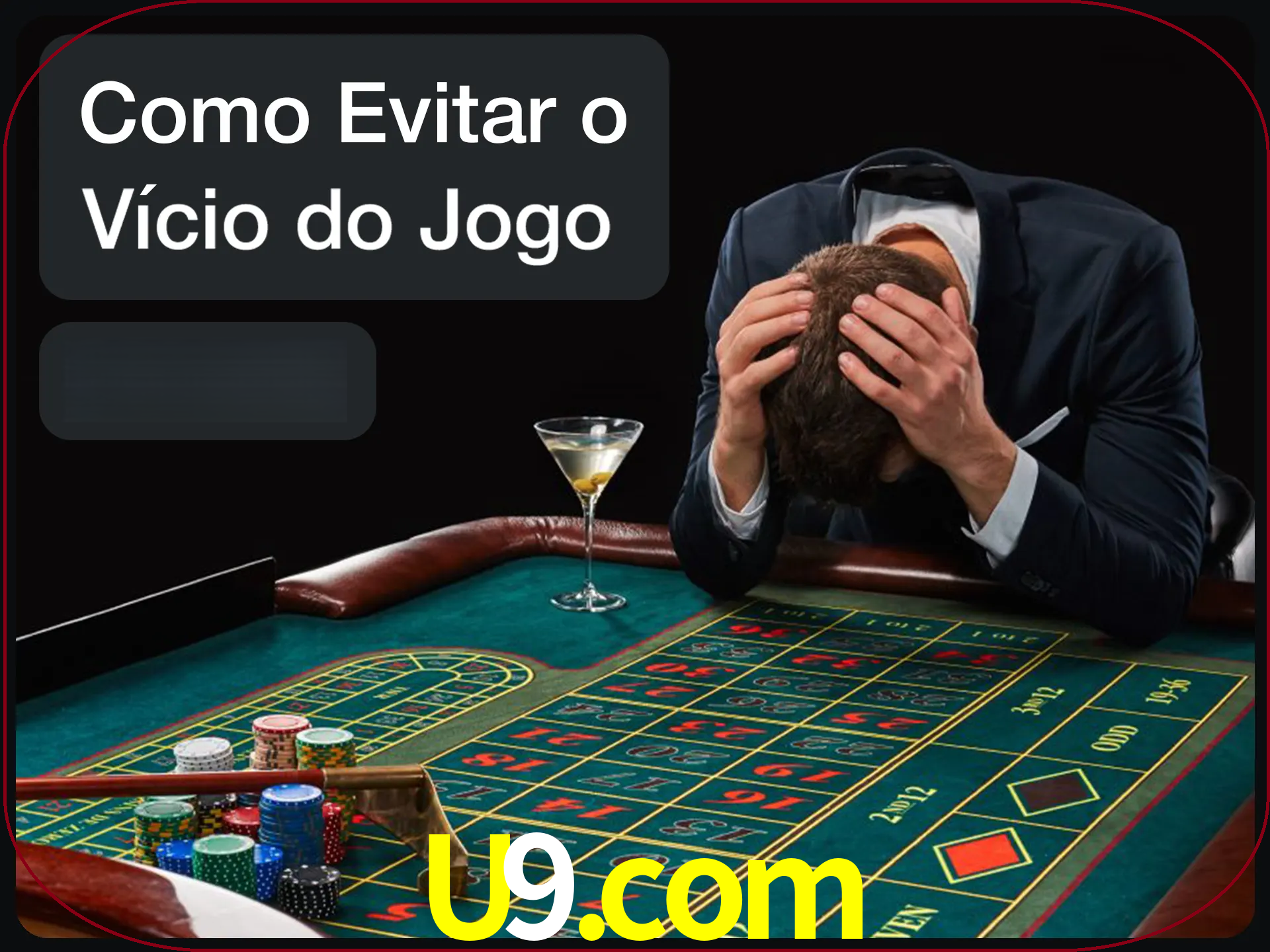Você é responsável por cada uma de suas apostas.